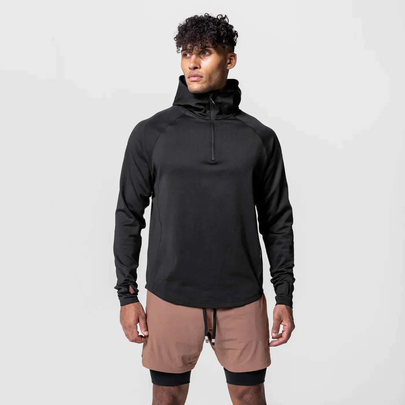 Men Oversized Pullover Hoodie Cotton Loose Sportswear Joggers Gym Sports Fitness Running Training Coat Casual Fashion Sweatshirt