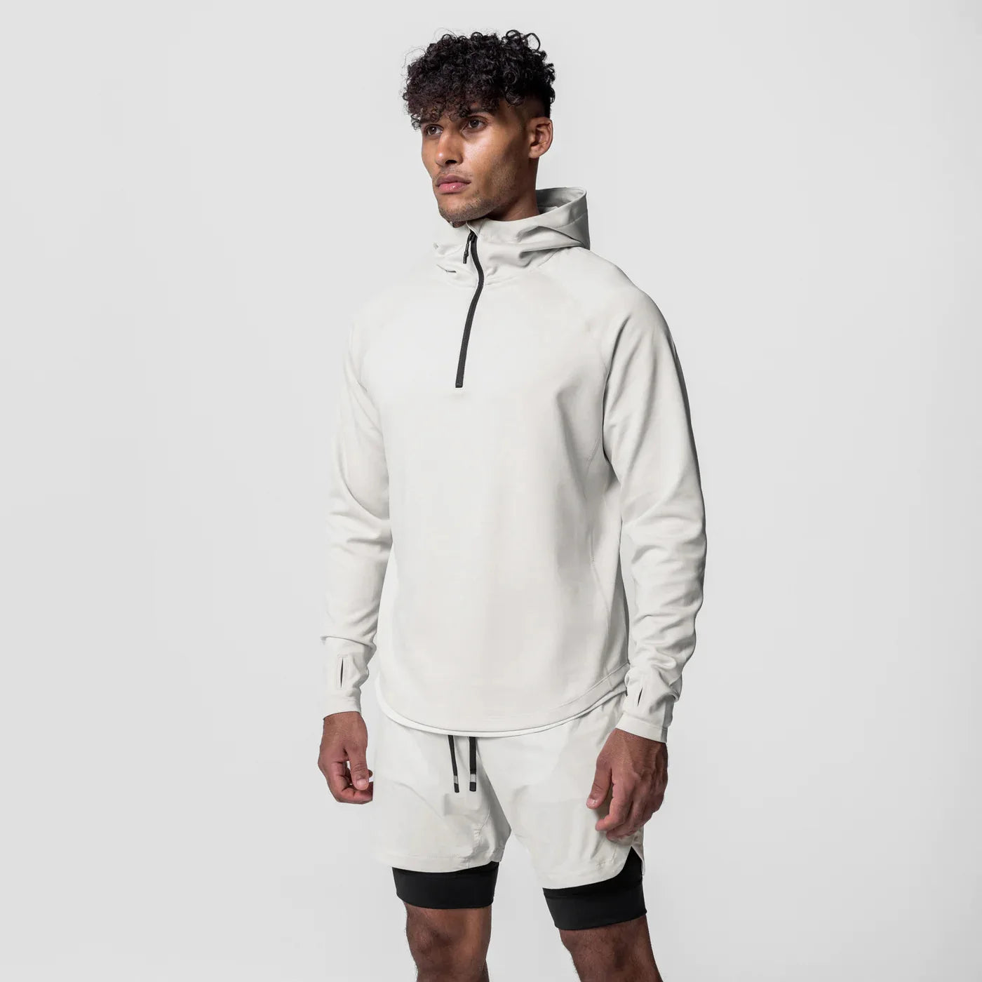 Men Oversized Pullover Hoodie Cotton Loose Sportswear Joggers Gym Sports Fitness Running Training Coat Casual Fashion Sweatshirt