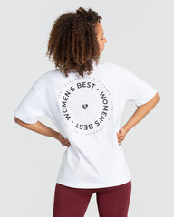 Comfort Oversized Short Sleeve T-Shirt | White